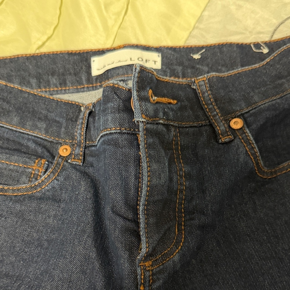 LOFT Dark Blue Denim Pants